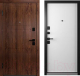 Входная дверь Belwooddoors Модель 8 210x100 Black левая (орех/Avesta эмаль белый) - 
