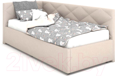 Односпальная кровать Rivalli Эмили 90x200 (Laurel Com 04)