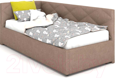 Односпальная кровать Rivalli Эмили 90x200 (Laurel Com 05)