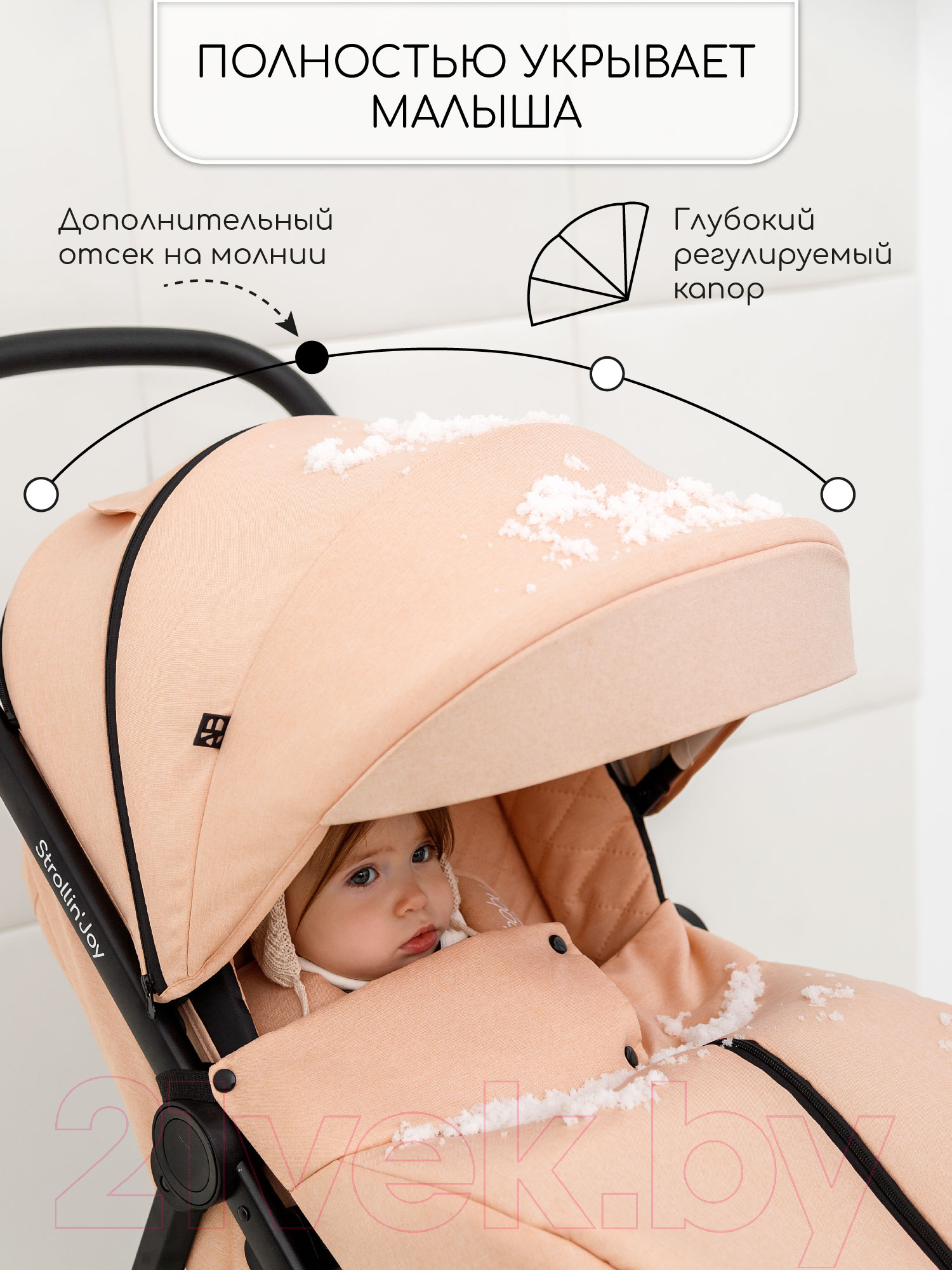 Детская прогулочная коляска Amarobaby Strollin'Joy / AB23-10STROLLINJOY/03