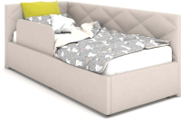 Односпальная кровать Rivalli Эмили с бортиком 90x200 (Laurel Com 04) - 