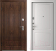 Входная дверь Belwooddoors Модель 9 210x100 левая (орех/Alta эмаль белый) - 