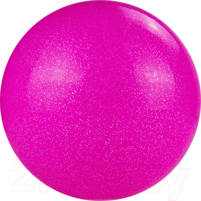 Мяч для художественной гимнастики Torres AGP-15-09 (розовый/блестки)