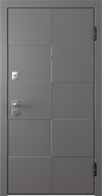 Входная дверь Belwooddoors Модель 10 210x100 правая (графит/Avesta эмаль белый)