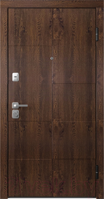 Входная дверь Belwooddoors Модель 10 210x100 правая (орех/Avesta эмаль белый)