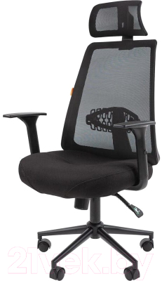 Кресло офисное Chairman 535 (ткань черный/черный)