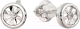Серьги из белого золота ZORKA 3D00205.14K.W.ZZ (с бриллиантами) - 