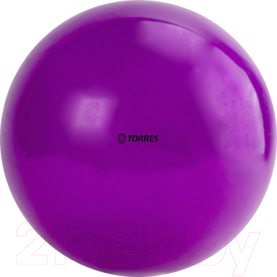 Мяч для художественной гимнастики Torres AG-15-05 (фиолетовый)
