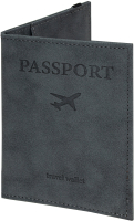 Обложка на паспорт Brauberg Passport / 238203 (серый) - 
