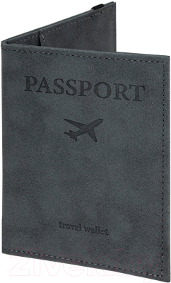 Обложка на паспорт Brauberg Passport / 238203 (серый)