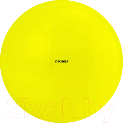 Мяч для художественной гимнастики Torres AG-15-06 (желтый)
