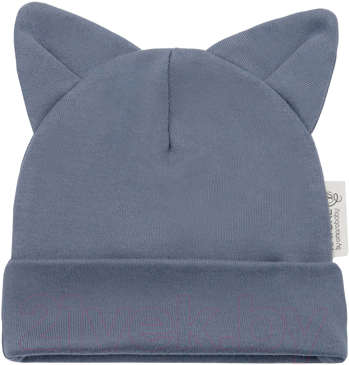 Шапочка для малышей Amarobaby Nature Essence Cat / AB-OD22-NE16Ca/11-42 (серый)