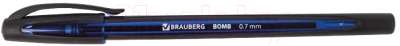 Набор шариковых ручек Brauberg Bomb / 880098 (12шт, синий)