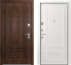 Входная дверь Belwooddoors Модель 9 210x100 левая (орех/палаццо 2 эмаль белый) - 