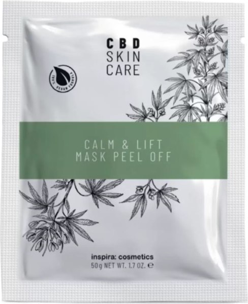 Маска для лица альгинатная Inspira CBD Calm & Lift Mask P.Off Антистресс (50мл)