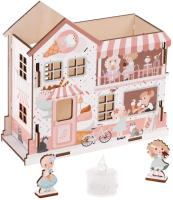 Кукольный домик Collaba Time Домик-кафе с LED-свечой / 962501 - 