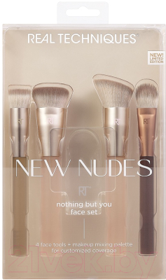 Набор кистей для макияжа Real Techniques New Nudes Nothing But You Face Set / RT10060