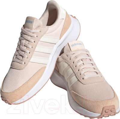 Кроссовки Adidas Run 70s / HP7858 (р-р 4, бежевый/розовый/белый)