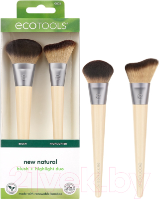 Набор кистей для макияжа Ecotools New Natural Blush + Highlight Duo / ET3200