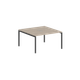 Комплект письменных столов Norden 140x123.8x75 / SG.242.OL.44.AN (антрацит/дуб светлый) - 