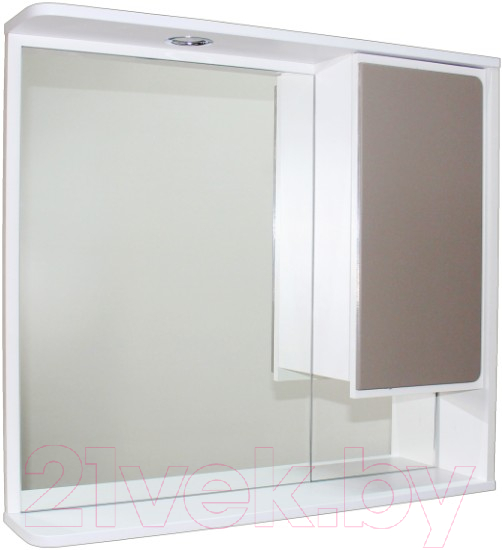 Шкаф с зеркалом для ванной СанитаМебель Этна 17.800