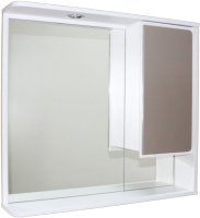 Шкаф с зеркалом для ванной СанитаМебель Этна 17.800 (правый) - 