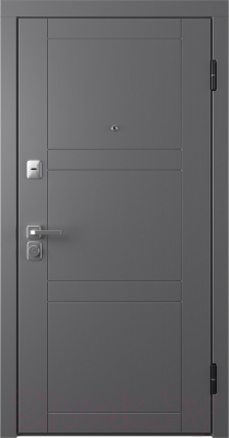 Входная дверь Belwooddoors Модель 8 210x100 правая (графит/Alta эмаль белый)