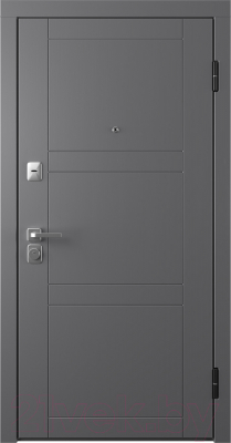 Входная дверь Belwooddoors Модель 8 210x100 правая (графит/Avesta эмаль белый)