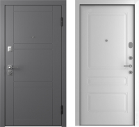 Входная дверь Belwooddoors Модель 8 210x100 правая (графит/роялти эмаль белый) - 