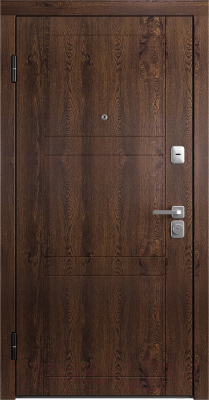 Входная дверь Belwooddoors Модель 8 210x100 правая (орех/Alta эмаль белый)