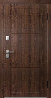 Входная дверь Belwooddoors Модель 8 210x100 правая (орех/Avesta эмаль белый)