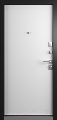 Входная дверь Belwooddoors Модель 8 210x100 правая (орех/Avesta эмаль белый)
