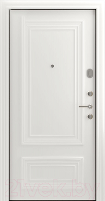 Входная дверь Belwooddoors Модель 8 210x100 правая (орех/палаццо 2 эмаль белый)