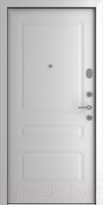 Входная дверь Belwooddoors Модель 8 210x100 правая (орех/роялти эмаль белый)