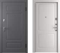 Входная дверь Belwooddoors Модель 9 210x100 правая (графит/Alta эмаль белый) - 