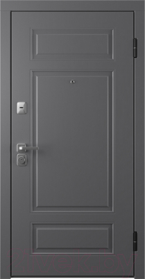 Входная дверь Belwooddoors Модель 9 210x100 правая (графит/Alta эмаль белый)