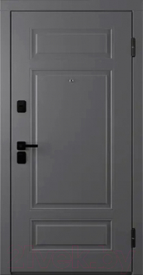 Входная дверь Belwooddoors Модель 9 210x100 Black правая (графит/Avesta эмаль белый)