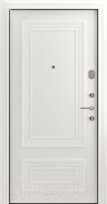 Входная дверь Belwooddoors Модель 9 210x100 правая (графит/палаццо 2 эмаль белый)