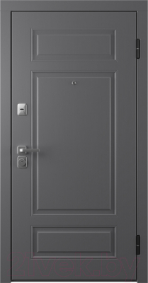 Входная дверь Belwooddoors Модель 9 210x100 правая (графит/палаццо 2 эмаль белый)