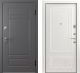 Входная дверь Belwooddoors Модель 9 210x100 правая (графит/палаццо 2 эмаль белый) - 