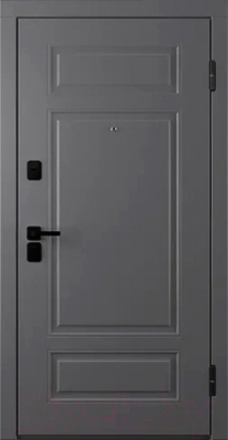 Входная дверь Belwooddoors Модель 9 210x100 Black правая (графит/палаццо 2 эмаль белый)