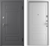 Входная дверь Belwooddoors Модель 9 210x100 правая (графит/роялти эмаль белый) - 