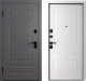 Входная дверь Belwooddoors Модель 9 210x100 Black правая (графит/роялти эмаль белый) - 