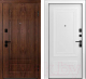 Входная дверь Belwooddoors Модель 9 210x100 Black правая (орех/палаццо 2 эмаль белый) - 
