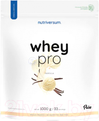 Протеин Nutriversum Whey Pro (1000г, ваниль)