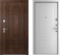 Входная дверь Belwooddoors Модель 9 210x100 правая (орех/роялти эмаль белый) - 
