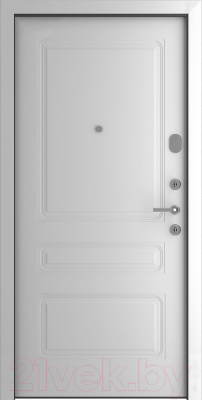 Входная дверь Belwooddoors Модель 9 210x100 правая (орех/роялти эмаль белый)