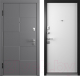 Входная дверь Belwooddoors Модель 10 210x90 левая (графит/Avesta эмаль белый) - 