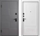 Входная дверь Belwooddoors Модель 10 210x90 Black левая (графит/палаццо 2 эмаль белый) - 