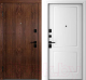 Входная дверь Belwooddoors Модель 10 210x90 Black левая (орех/Alta эмаль белый) - 